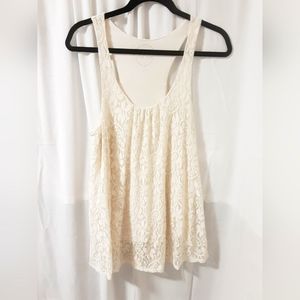 Lace tank top by INC - Macy's
